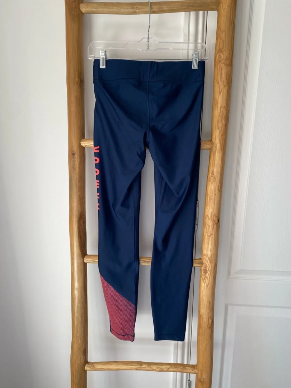 Under Armour Heat Gear Sport Navy Blue Compression Leggings Sportswear Sz M